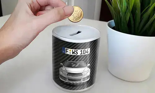 Car money box insert your money