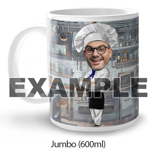 Personalisierte Tasse Comic Beruf