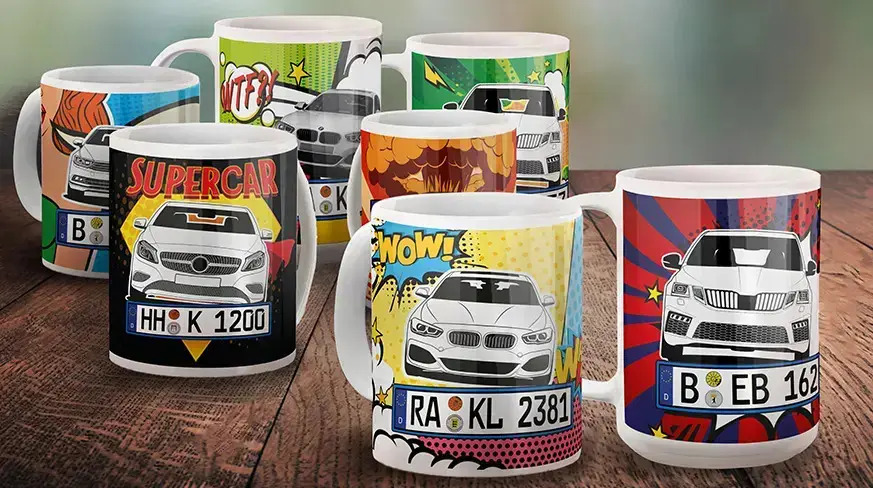 Tasse pour voiture