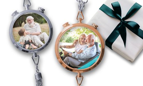 Air freshener with grandpa photo