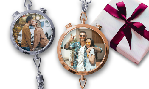 Air freshener for couples with a shared photo