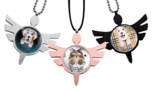 Bilens speil skytsengel – Motiv Kjæledyr (Personlig Skjema)