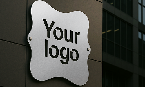 Kreatives LED-beleuchtetes Metallschild als Geschenk für Unternehmen oder Selbstständige