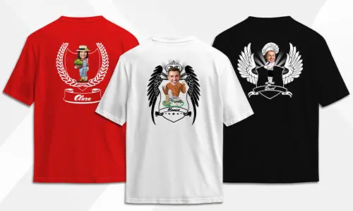 Koszulka personalizowana z motywem hobby lub zawodu - Comic Shield - Zaprojektowana dla Ciebie