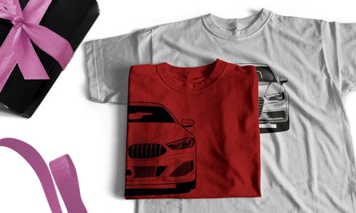 T-shirt with car design for mother