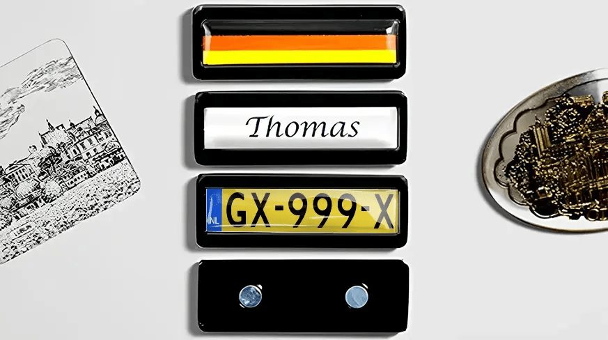 Magnet license plate