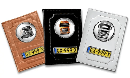 Personalized truck document holder