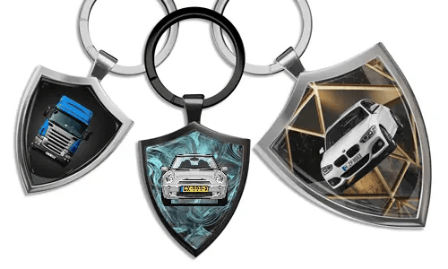 Schermo portachiavi per auto