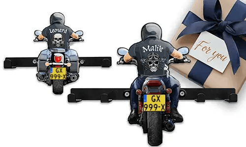 Cooler Schlüsselhalter-Wand für deinen Freund mit seinem Namen und Kennzeichen darauf!