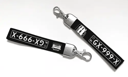 Trykk på nøkkelring
