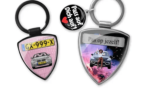 Porte-clés bouclier - cadeau unique pour ta fille