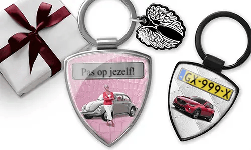Personalized grandmother shield keychain