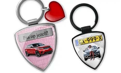 Keychain shield - gift for your wife