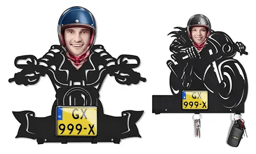 Schlüsselbrett für Motorradliebhaber