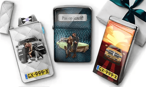 Personalized stainless steel lighters with custom car and couple designs for boyfriend gifts