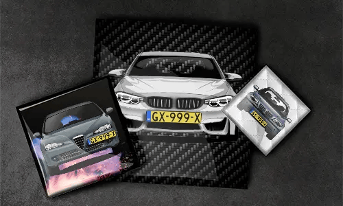 Magnes czworokątny bezramkowy