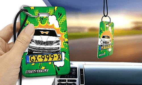 Spegel Dekoration Tryck Rektangulär