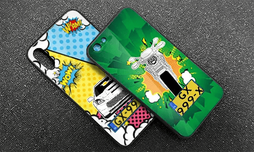 Funda de móvil de cómic