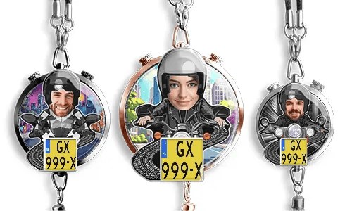 Osvěžovač do auta s motorkářem