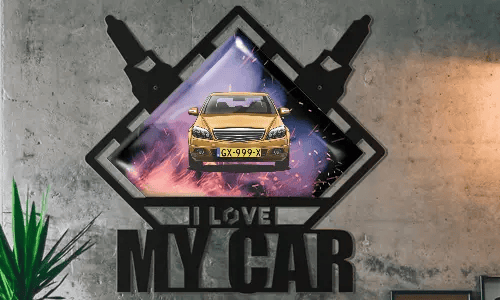 Wand-Dekoration-Tuning