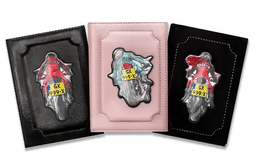 Rekisteriote-kotelo omalla nimelläsi ja rekisterinumerolla