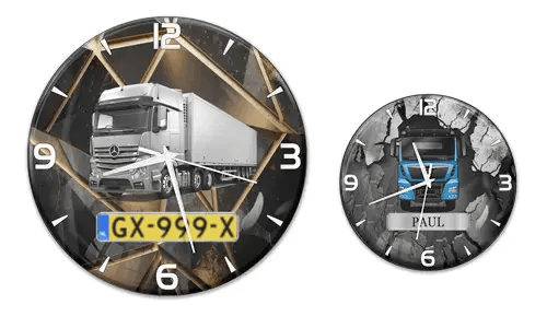 Horloge murale pour les passionnés de camions