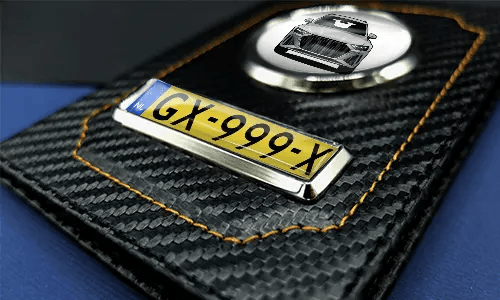 Car documents holder lying