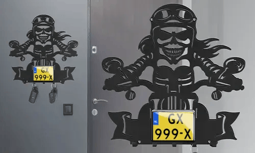 gallery-keyholder-wall-skeleton-motorcycle-rider-license-plate-text-printed-3
