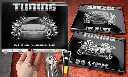 schlüsselbrett design Chrom Lackiert in der Hand designer schlüsselbrett