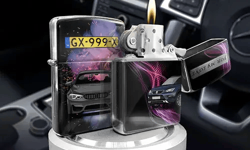Personalized Stainless Steel Windproof Lighter