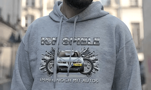 tuning pullover Grau 