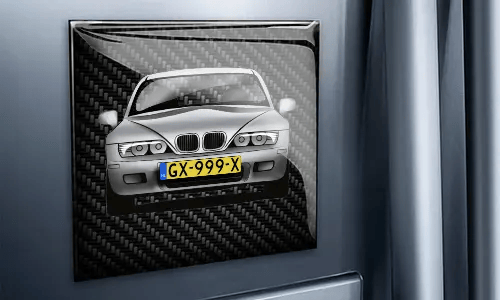 foto magnet mit dem Hund auf dem Wand personalisierte magnete