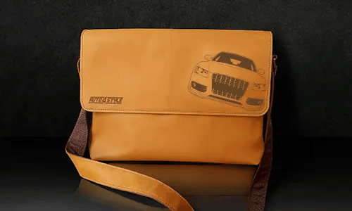 handbag leather beige