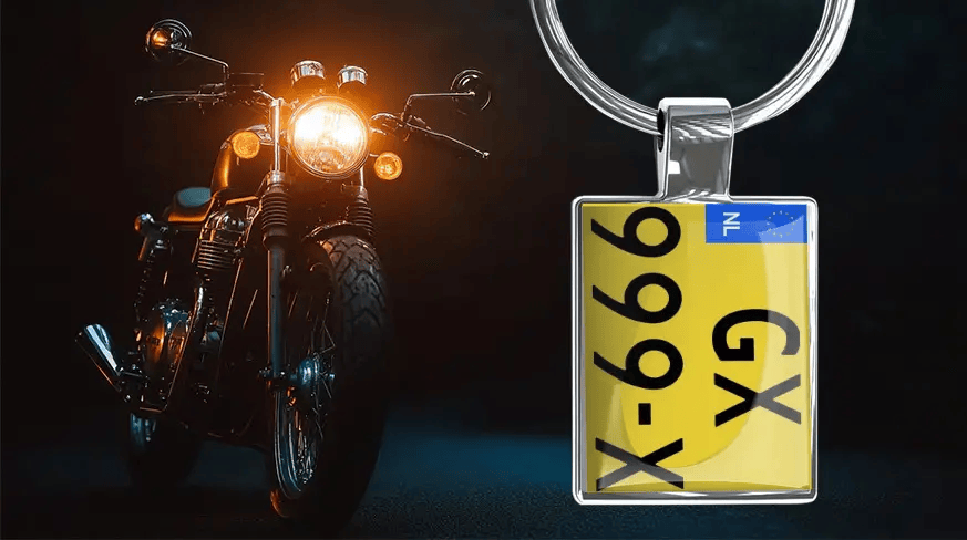 Motorfiets Sleutelhanger